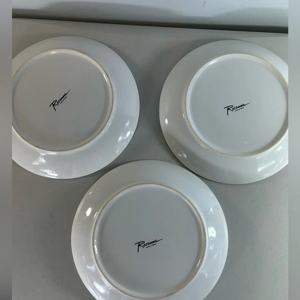 Rosanna 8 inch decorative salad plates